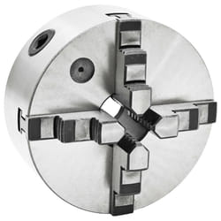 vidaXL 4 Jaw Self-Centering Lathe Chuck 160mm Steel front Mount Engineer Tool