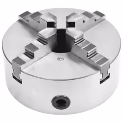 vidaXL 4 Jaw Self-Centering Lathe Chuck 200mm Steel front Mount Engineer Tool