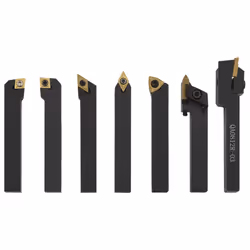 vidaXL Indexable Turning Tool Set 12 Pieces 8x8 mm 70 mm Steel Thread Insert - Additional view 6