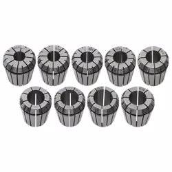 vidaXL 19x ER32 Collets Turning Tool Set Milling Machine Tool Workpiece Holder - Additional view 3