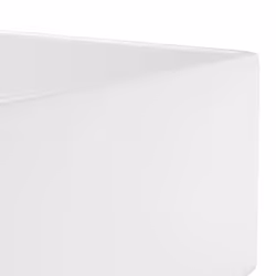 vidaXL Bathroom Sink with Overflow Ceramic Matt White Vanity Washroom Basin - Additional view 6