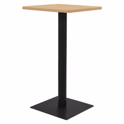 vidaXL Bistro Table Dining Coffee Dinner Table Dark Ash/Oak Colour Multi Sizes - oak colour, 60 x 60 x 107 cm