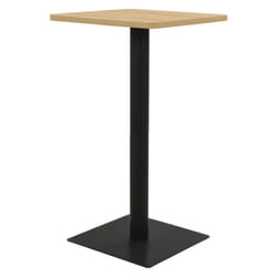 vidaXL Bistro Table Dining Coffee Dinner Table Dark Ash/Oak Colour Multi Sizes - oak colour, 60 x 60 x 107 cm