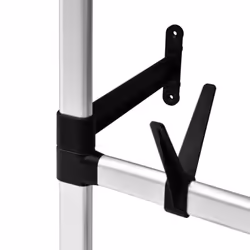 vidaXL Telescopic Shoe Rack with Rods Aluminium Home Storage Unit Organiser - Additional view 7