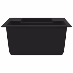 vidaXL Kitchen Sink with Overflow Hole Double Basins Granite Multi Colours - black - Additional view 5