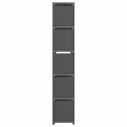 vidaXL 15-Cube Display Shelf Grey Fabric Free Standing Storage Organiser Unit