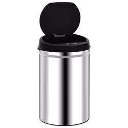 vidaXL Automatic Sensor Dustbin 30L Stainless Steel Kitchen Waste Dust Bin - Additional view 4