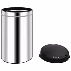 vidaXL Automatic Sensor Dustbin 40L Stainless Steel Kitchen Waste Dust Bin - Additional view 5