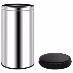 vidaXL Automatic Sensor Dustbin 60L Stainless Steel Kitchen Waste Dust Bin - Additional view 4