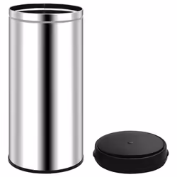 vidaXL Automatic Sensor Dustbin 80L Stainless Steel Kitchen Waste Dust Bin - Additional view 5