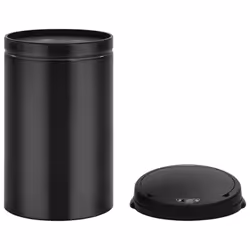 vidaXL Automatic Sensor Dustbin 40L Carbon Steel Black Kitchen Waste Dust Bin - Additional view 6
