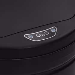 vidaXL Automatic Sensor Dustbin 50L Carbon Steel Black Kitchen Waste Dust Bin - Additional view 3