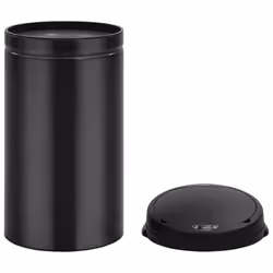 vidaXL Automatic Sensor Dustbin 50L Carbon Steel Black Kitchen Waste Dust Bin - Additional view 6