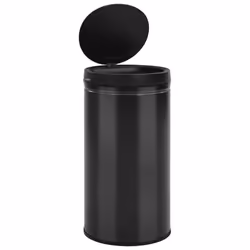 vidaXL Automatic Sensor Dustbin 60L Carbon Steel Black Kitchen Waste Dust Bin - Additional view 4
