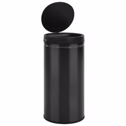 vidaXL Automatic Sensor Dustbin 70L Carbon Steel Black Kitchen Waste Dust Bin - Additional view 4