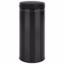 vidaXL Automatic Sensor Dustbin 80L Carbon Steel Black Kitchen Waste Dust Bin - Additional view 3