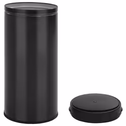 vidaXL Automatic Sensor Dustbin 80L Carbon Steel Black Kitchen Waste Dust Bin - Additional view 5