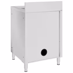 vidaXL Commercial Kitchen Sink Cabinet Stainless Steel Floor Standing Table