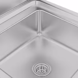 vidaXL Commercial Kitchen Sink Cabinet Stainless Steel Floor Standing Table - Additional view 4