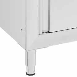 vidaXL Commercial Kitchen Sink Cabinet Stainless Steel Floor Standing Table - Additional view 5