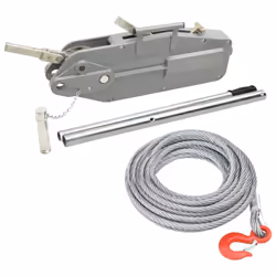 vidaXL Wire Rope Hoist Winch 3200 kg Manual Lever Hand Winch Pulling Hoist