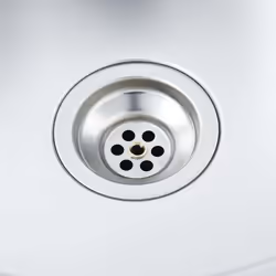 vidaXL Kitchen Sink with Drainer Set Silver 600x600x155 mm Stainless Steel - Additional view 6