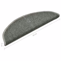 vidaXL 15x Carpet Stair Treads Dark Green Stair Step Rug Protection Home Decor - Additional view 7