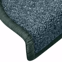 vidaXL 15x Carpet Stair Treads Dark Green Home Decor Stair Step Rug Protection - Additional view 5