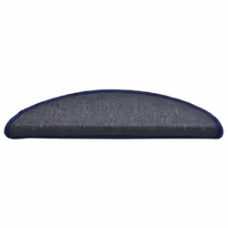 vidaXL 15x Carpet Stair Treads Dark Grey and Blue Stair Step Rug Protection - Additional view 4