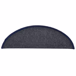 vidaXL 15x Carpet Stair Treads Dark Grey and Blue Stair Step Rug Protection - Additional view 5