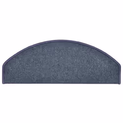 vidaXL 15x Carpet Stair Treads Dark Grey and Blue Stair Step Protection Rug - Additional view 4