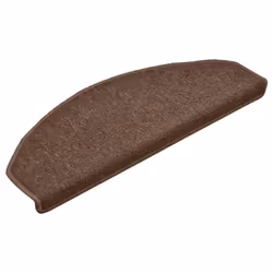 vidaXL 15x Carpet Stair Treads Brown Stair Decor Step Rug Protection Cover