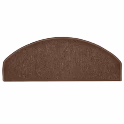 vidaXL 15x Carpet Stair Treads Brown Stair Decor Step Rug Protection Cover - Additional view 4