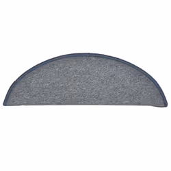 vidaXL 15x Carpet Stair Treads Light Grey and Blue Stair Step Rug Protection - Additional view 5