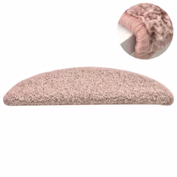 vidaXL 15x Carpet Stair Treads Light Pink Stair Step Rug Protection Home Decor