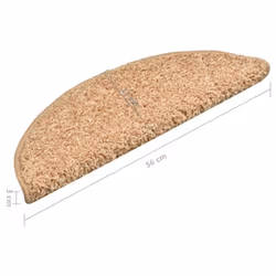 vidaXL 15x Carpet Stair Treads Gold Stair Step Rug Protection Cover Home Decor - Additional view 7
