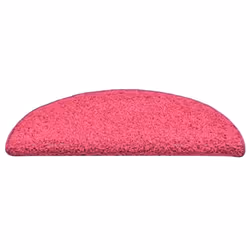 vidaXL Stair Mats Home Decorative Stair Step Rug Carpet Protector Tread Mat - pink, 56 x 17 x 3 cm/ 15 pcs - Additional view 4