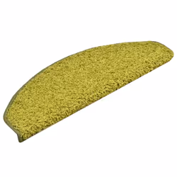 vidaXL Stair Mats Home Decorative Stair Step Rug Carpet Protector Tread Mat - green, 65 x 21 x 4 cm/ 15 pcs - Additional view 2
