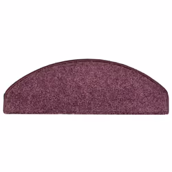 vidaXL 15x Carpet Stair Treads Dark Purple Stair Step Rug Protection Decor - Additional view 5