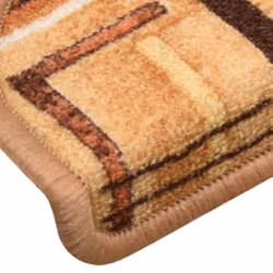 vidaXL 15x Self-adhesive Stair Mats Beige Staircase Protector Stair Tread - Additional view 5