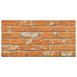 vidaXL 10x 3D Wall Panels with Light Brown Brick Design EPS Decorative Tile