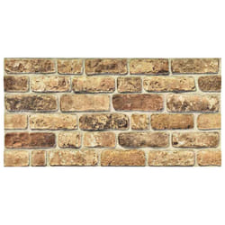 vidaXL 3D Wall Panels with Dark Sand Brick Design Wall Covering 10 pcs EPS