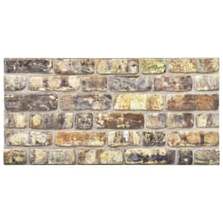 vidaXL 10x 3D Wall Panels with Multicolour Brick Design EPS Cladding Tile