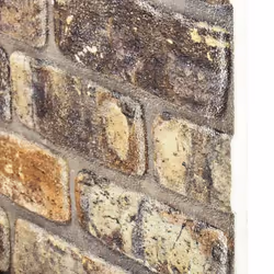 vidaXL 10x 3D Wall Panels with Multicolour Brick Design EPS Cladding Tile