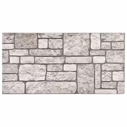 vidaXL 3D Wall Panels with Brick Design EPS DIY Wall Tile Cladding Tile 10 pcs - grey, 11 pcs