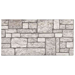vidaXL 3D Wall Panels with Brick Design EPS DIY Wall Tile Cladding Tile 10 pcs - grey, 11 pcs