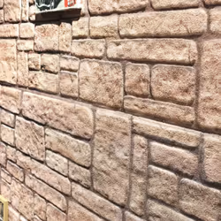 vidaXL 11x 3D Wall Panels with Beige Brick Design EPS Cladding Tile Decor