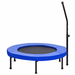 vidaXL Fitness Trampoline with Handle and Safety Pad Bungee Trampoline Game