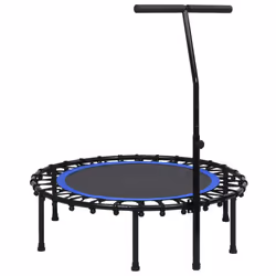 vidaXL Fitness Trampoline with Handle Bungee Trampoline Outdoor Game Play