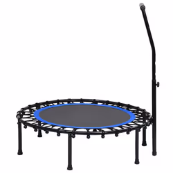 vidaXL Fitness Trampoline with Handle Bungee Trampoline Outdoor Game Play